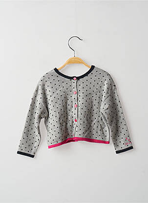 Gilet manches longues gris CATIMINI fille