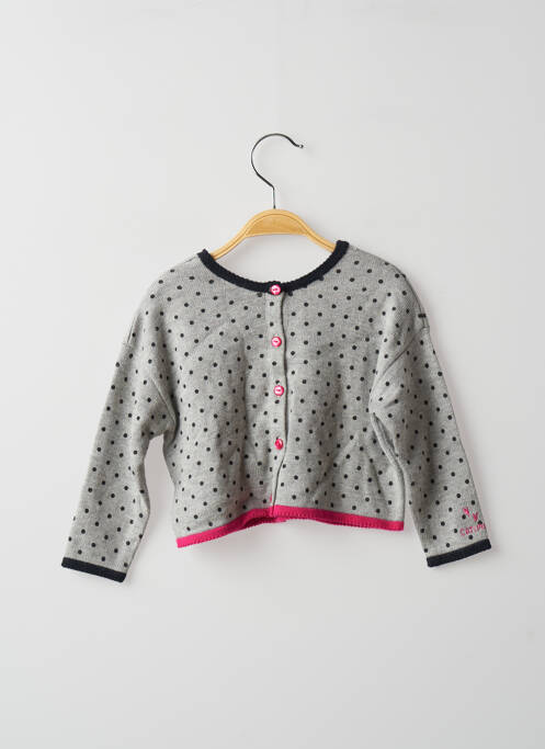 Gilet manches longues gris CATIMINI pour fille