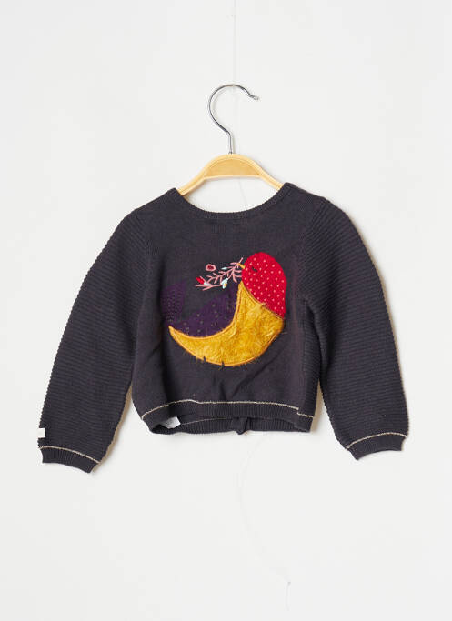 Gilet manches longues gris CATIMINI pour fille