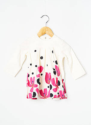 Robe mi-longue beige CATIMINI fille
