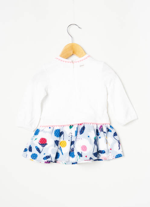 Robe mi-longue blanc CATIMINI pour fille
