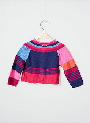 Gilet manches longues rose CATIMINI fille