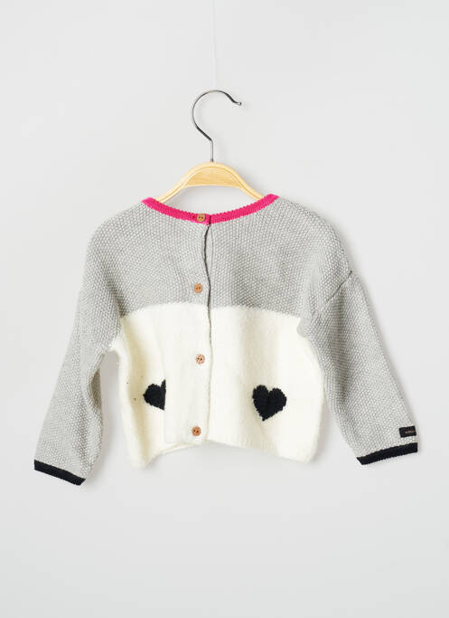 Gilet manches longues gris CATIMINI pour fille