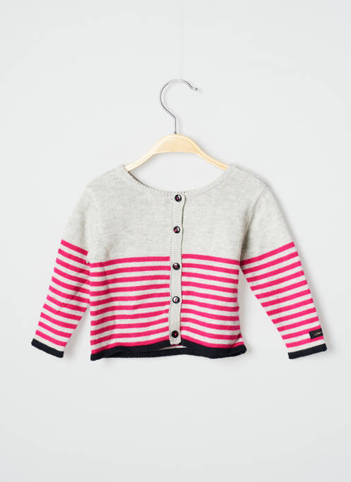 Gilet manches longues blanc CATIMINI fille