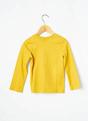 T-shirt jaune G STAR pour garçon seconde vue