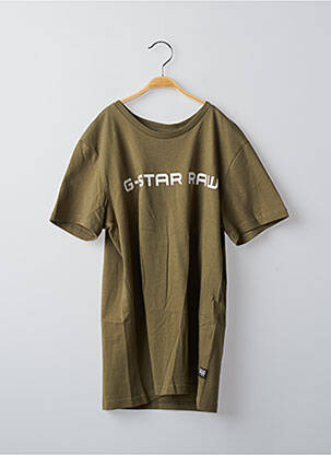 T-shirt kaki G STAR pour garçon