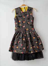 Robe mi-longue multicolore CATIMINI fille