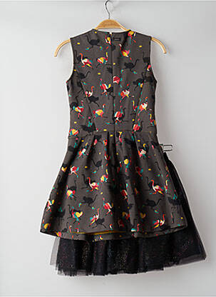 Robe mi-longue multicolore CATIMINI fille