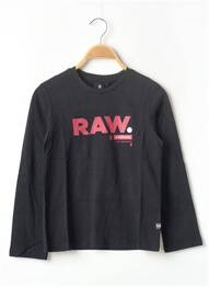 T-shirt noir G STAR garçon