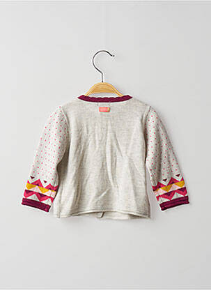 Gilet manches longues blanc CATIMINI fille