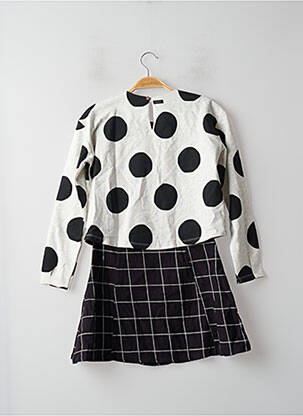 Robe mi-longue gris CATIMINI fille
