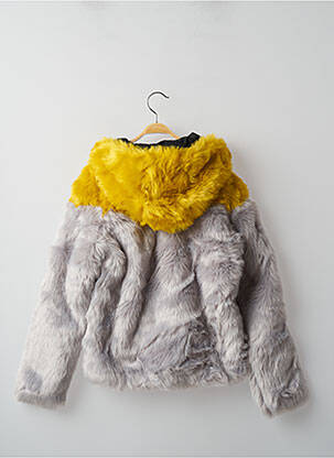 Manteau court gris CATIMINI fille