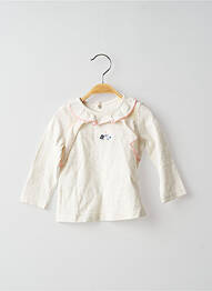 Gilet manches longues blanc CATIMINI fille