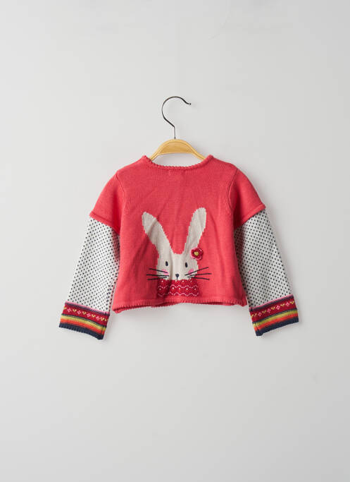 Gilet manches longues rouge CATIMINI pour fille