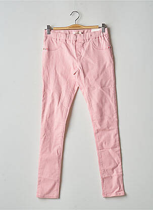 Jeans coupe droite rose CATIMINI fille