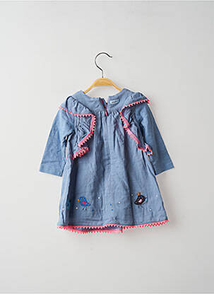 Robe mi-longue bleu CATIMINI fille