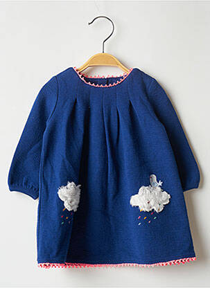 Robe mi-longue bleu CATIMINI fille