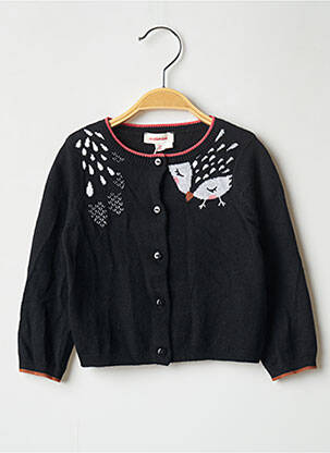 Gilet noir CATIMINI fille
