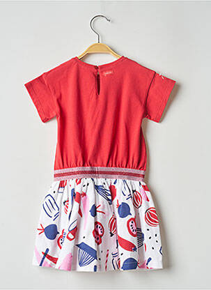 Robe courte rouge CATIMINI fille