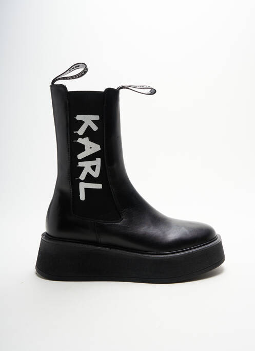 Bottines/Boots noir KARL LAGERFELD pour femme