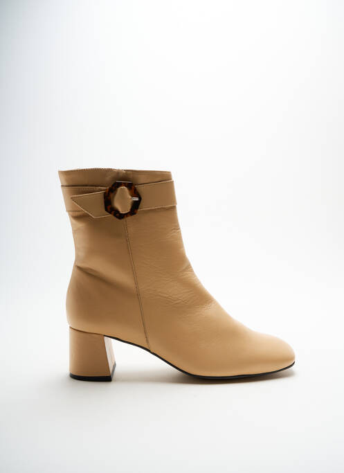 Bottines/Boots beige GEORGIA ROSE pour femme