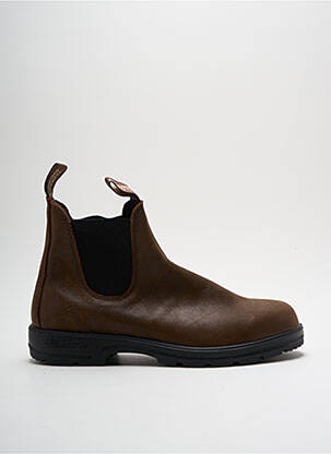 Bottines/Boots marron BLUNDSTONE pour homme