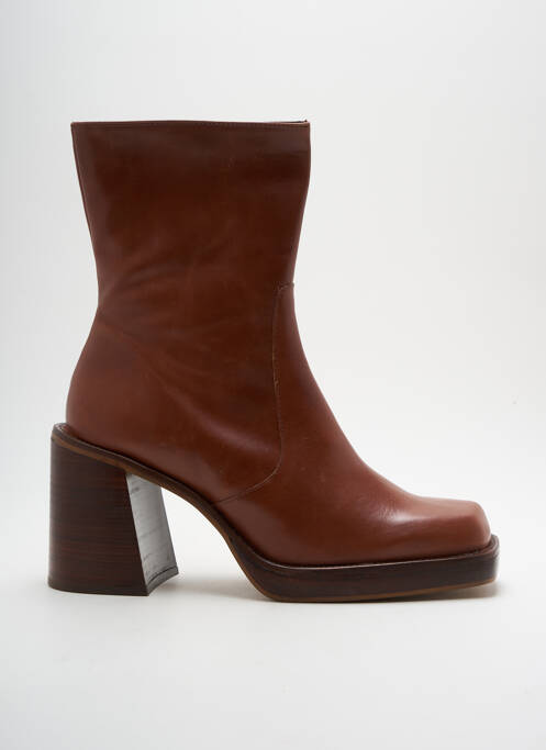 Bottines/Boots marron JONAK pour femme