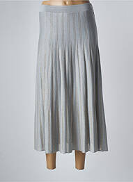 Jupe longue gris DEVERNOIS femme
