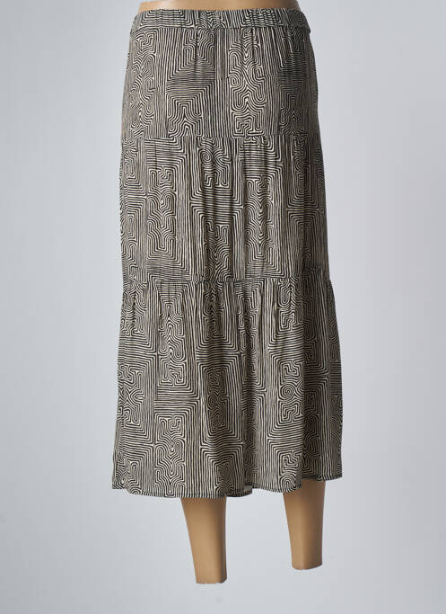 Jupe mi-longue beige DEVERNOIS pour femme