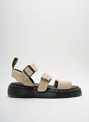 Sandales/Nu pieds beige DR MARTENS pour femme
