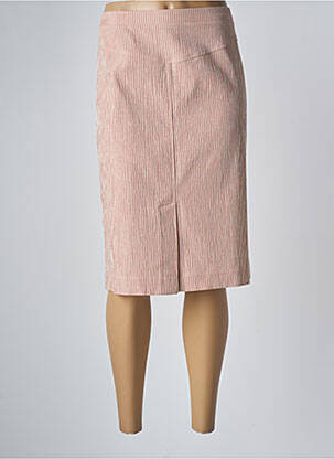Jupe mi-longue beige DEVERNOIS femme
