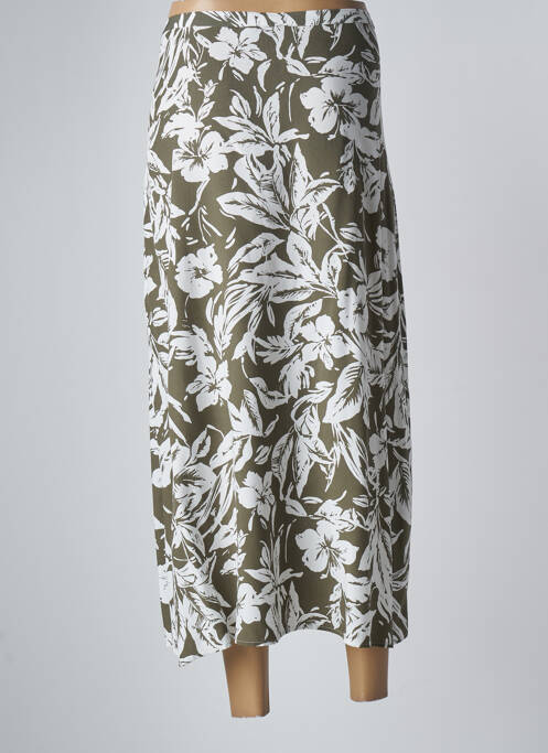 Jupe mi-longue vert DEVERNOIS pour femme