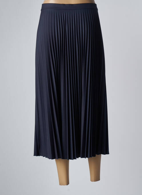 Jupe mi-longue bleu DEVERNOIS pour femme
