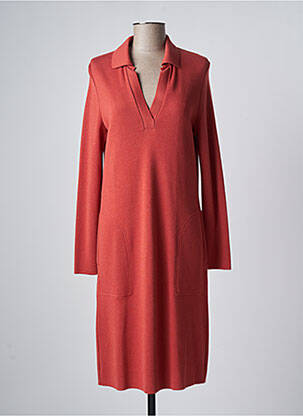 Robe longue rouge DEVERNOIS pour femme