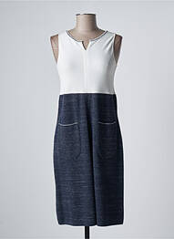Robe mi-longue bleu DEVERNOIS femme