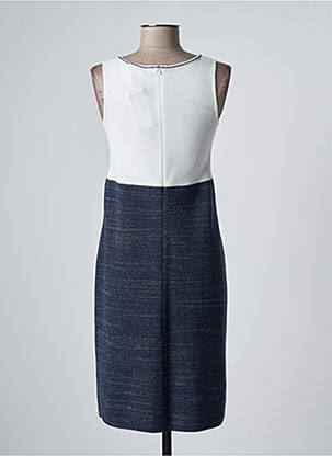 Robe mi-longue bleu DEVERNOIS femme