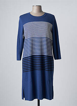 Robe longue bleu DEVERNOIS femme