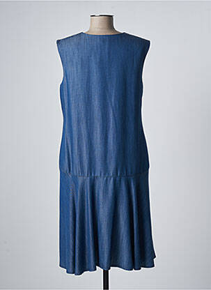 Robe mi-longue bleu DEVERNOIS femme