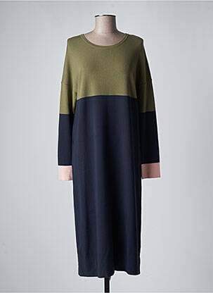 Robe mi-longue bleu DEVERNOIS femme