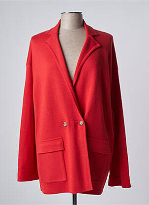 Veste casual rouge DEVERNOIS femme