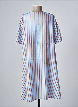 Robe mi-longue bleu DEVERNOIS femme