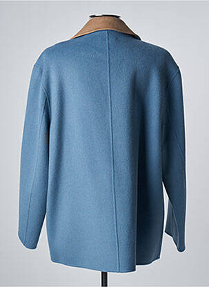 Manteau court bleu DEVERNOIS femme