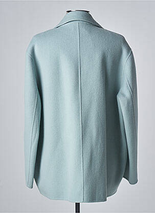 Manteau long bleu DEVERNOIS femme