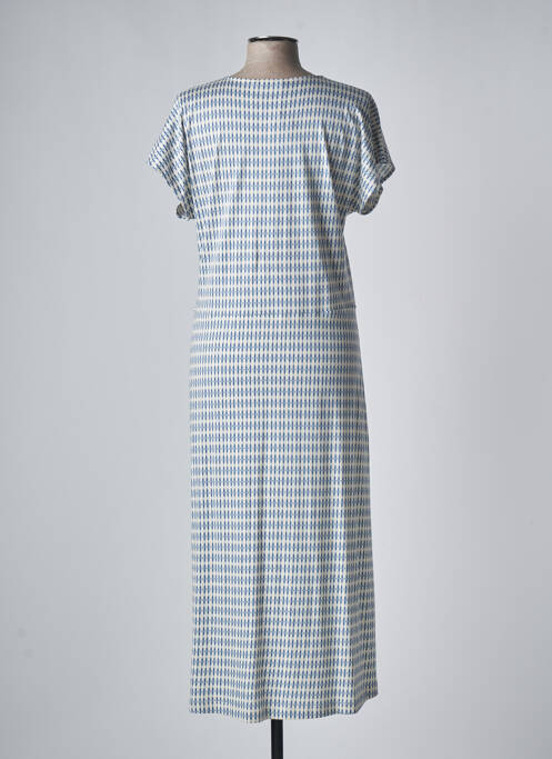 Robe longue bleu DEVERNOIS pour femme