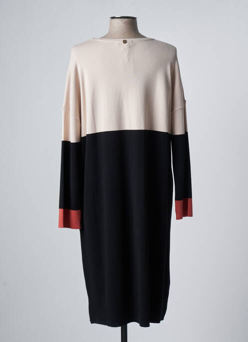 Robe mi-longue noir DEVERNOIS pour femme