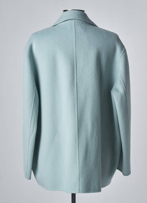 Manteau long bleu DEVERNOIS pour femme