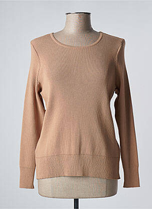 Pull marron DEVERNOIS femme