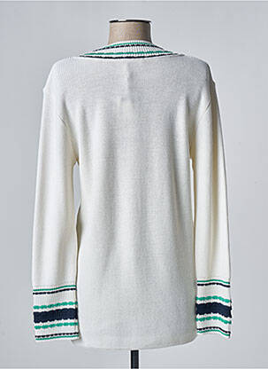 Pull blanc DEVERNOIS femme