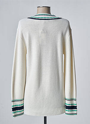 Pull blanc DEVERNOIS femme