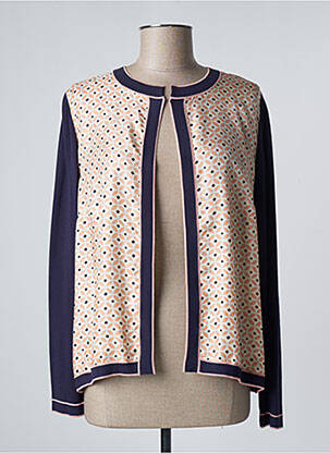 Gilet manches longues rose DEVERNOIS femme
